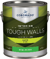 Harrison Paint Supply Tough Walls Alkyd Semi-Gloss forms a hard, durable finish that is ideal for trim, kitchens, bathrooms, and other high-traffic areas that require frequent washing.boom