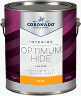 Harrison Paint Supply Optimum Hide Ceiling White is a quick-drying flat finish designed for interior ceilings. It is ideal for areas that must remain in service while being painted, such as hotels, offices, hospitals, and nursing homes. It dries a bright white and minimizes surface imperfections.boom